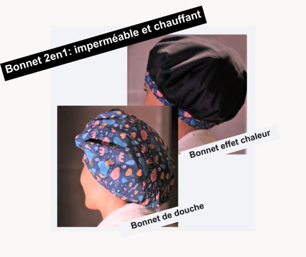 bonnet soin chauffant